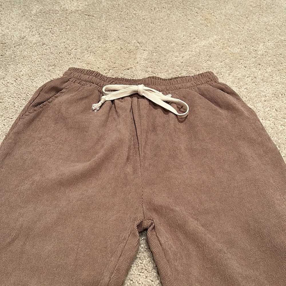 Lexi Brown Corduroy Joggers - Picture 2 of 3